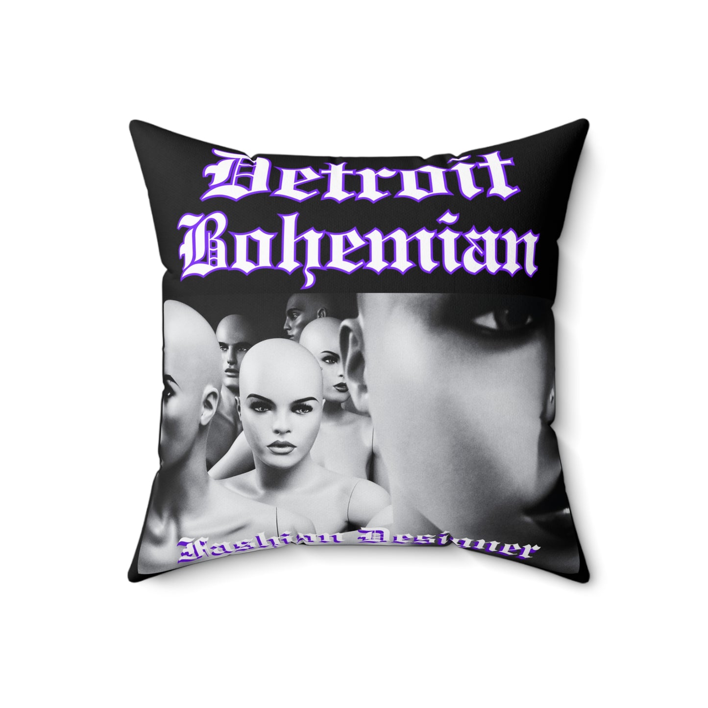 Spun Polyester Square Pillow