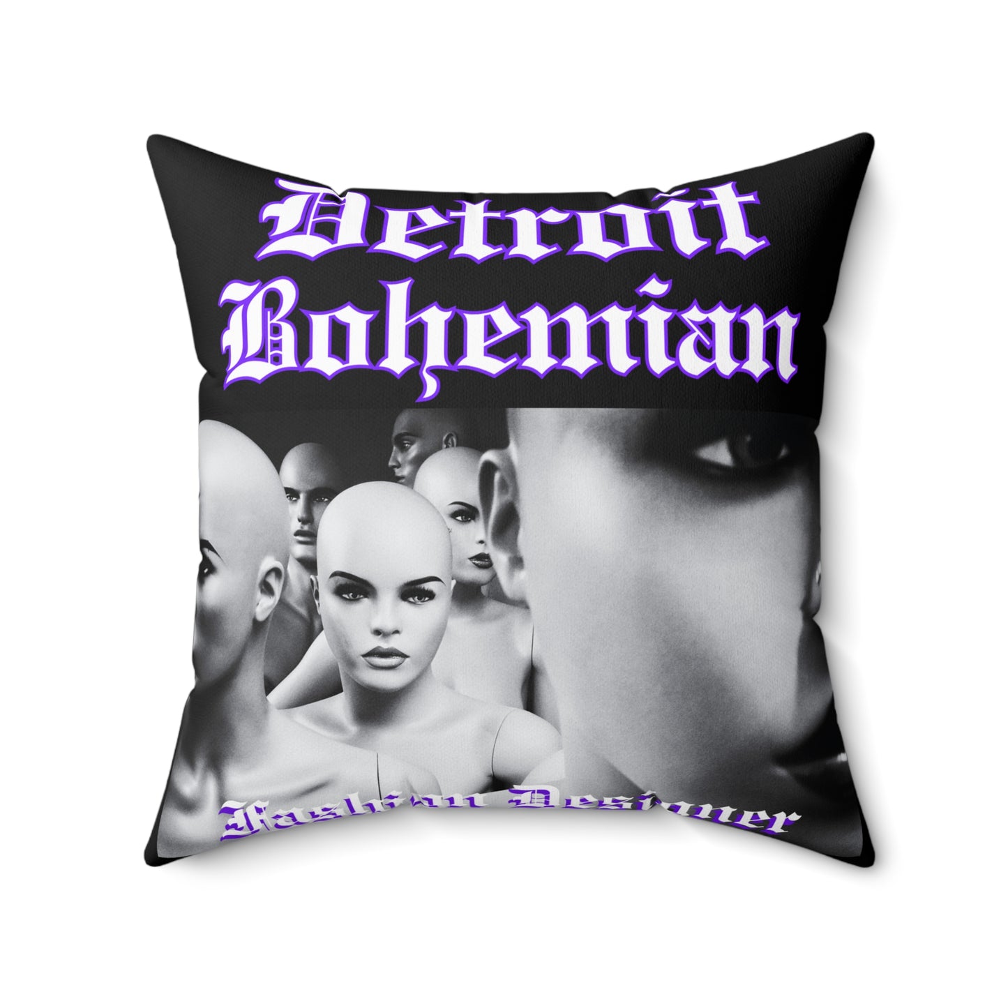 Spun Polyester Square Pillow