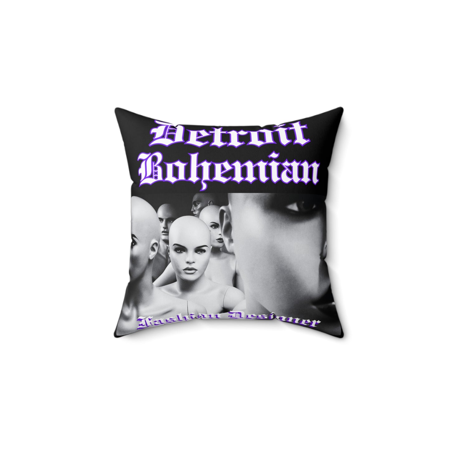 Spun Polyester Square Pillow